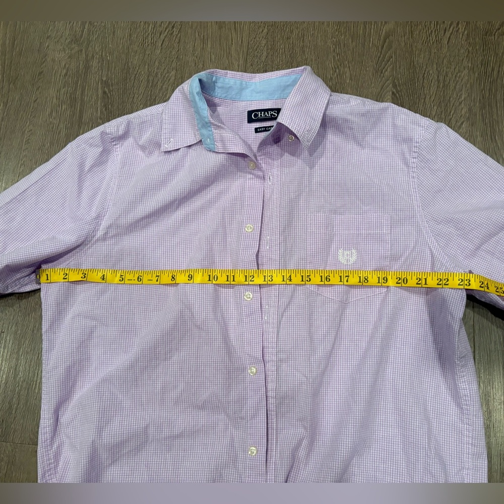 Chaps Easy Care Button Down Large - image 3